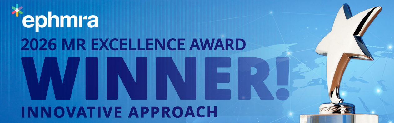 Winner of the Innovative Approach MR Excellence Award 2026, from ephmra